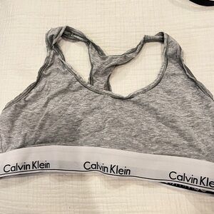 Calvin Klein Gray Women's Sports Bra